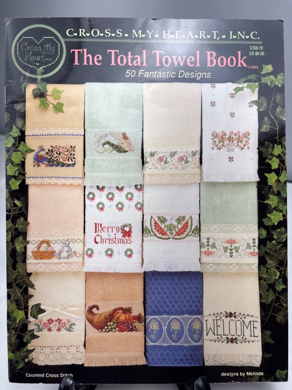 The Total Towel Pattern Book: 50 Fantastic Cross-Stitch Designs Decorative Towel
